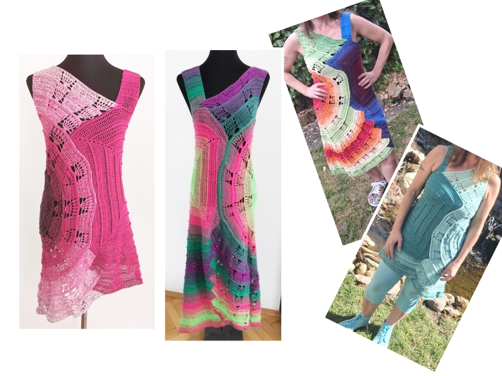 Shirt/Tunika/Kleid Crazy, Häkelanleitung