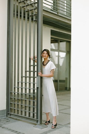 Schnittmuster nach Maß: Midi-Kleid für Damen, einfach mit Video-Anleitung