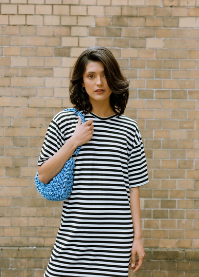 Schnittmuster nach Maß: Mini T-Shirt Kleid, einfach mit Video-Anleitung