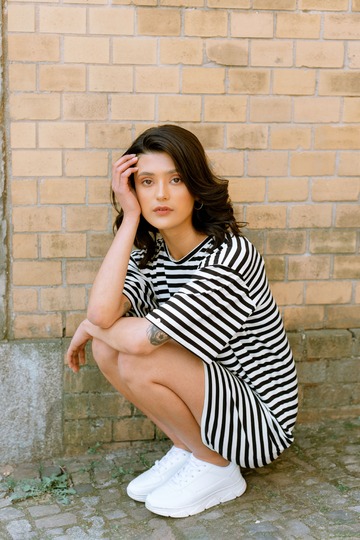 Schnittmuster nach Maß: Mini T-Shirt Kleid, einfach mit Video-Anleitung