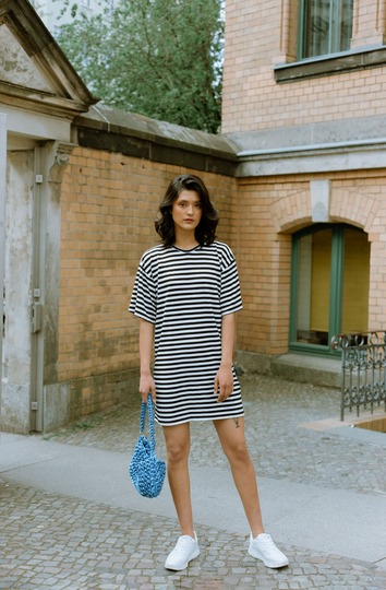 Schnittmuster nach Maß: Mini T-Shirt Kleid, einfach mit Video-Anleitung