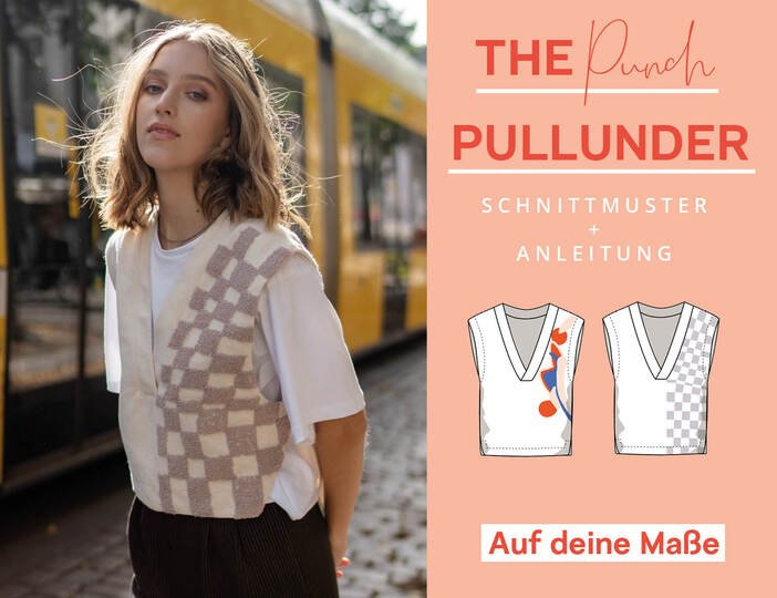 Schnittmuster nach Maß: Pullunder zum Nähen, einfach mit Video-Anleitung