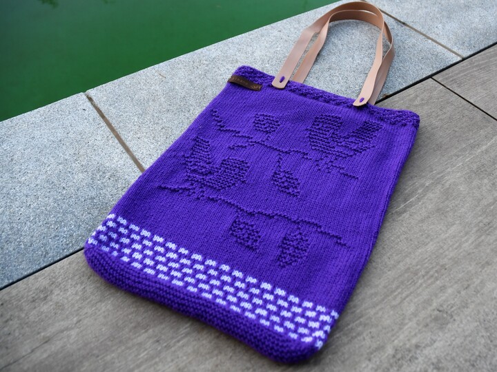 Strickanleitung "lovely things" - Shopper, Beach Bag, Geschenktasche...