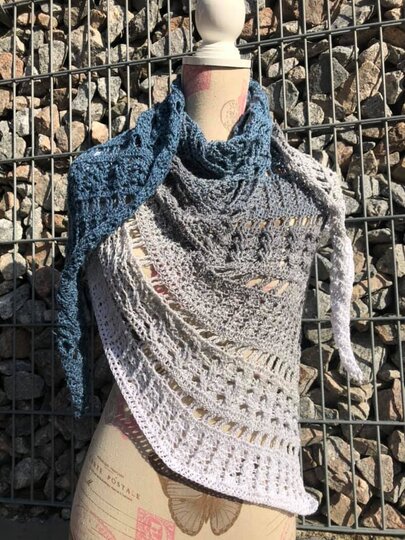 Tuch Cuadra Asymmetrisch