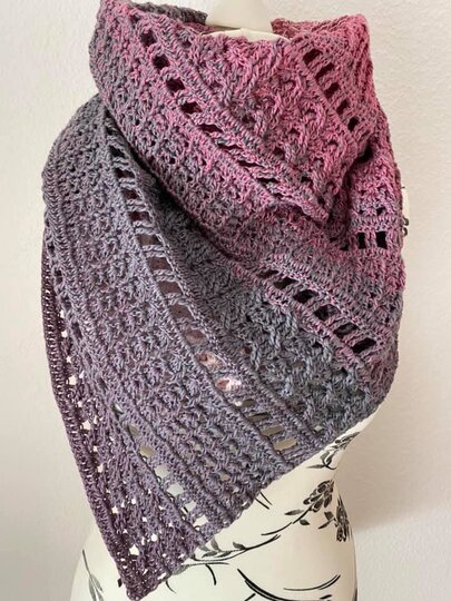 Tuch Cuadra Asymmetrisch