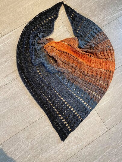 Tuch Cuadra Asymmetrisch