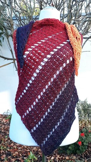 Tuch Cuadra Asymmetrisch