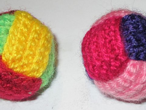 3 Streifen Ball als Schlüsselanhänger Taschenbaumler