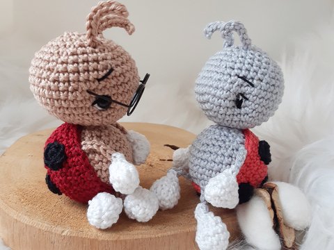Crochetpattern Susi Ladybird/Amigurumi/Crochetdoll/Crochetanimal
