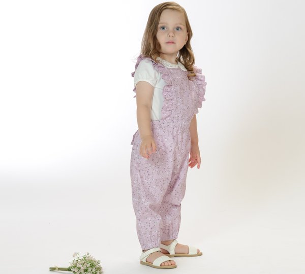 DAISY – Schnittmuster Latzhose / Overall mit Rüschen PDF (Gr. 68–122)