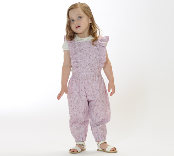 Girls Ruffle Overalls DAISY PDF Sewing Pattern 6m–7y