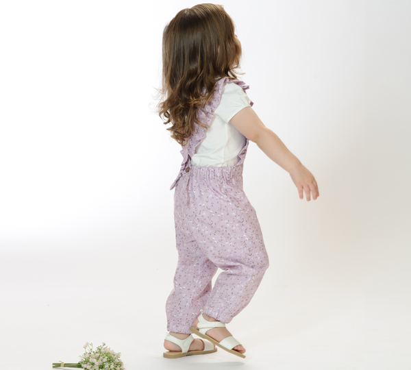 Girls Ruffle Overalls DAISY PDF Sewing Pattern 6m–7y