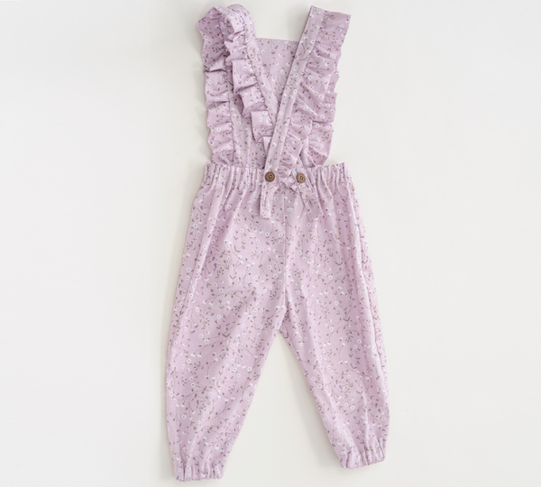 Girls Ruffle Overalls DAISY PDF Sewing Pattern 6m–7y