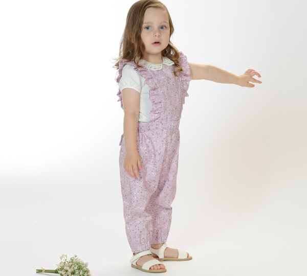 Girls Ruffle Overalls DAISY PDF Sewing Pattern 6m–7y