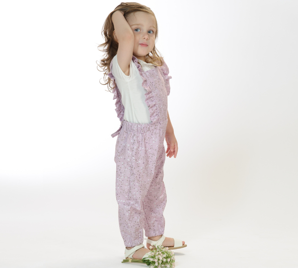 sewing pattern girls overalls DAISY photo tutorial 6m/9m–6y/7y