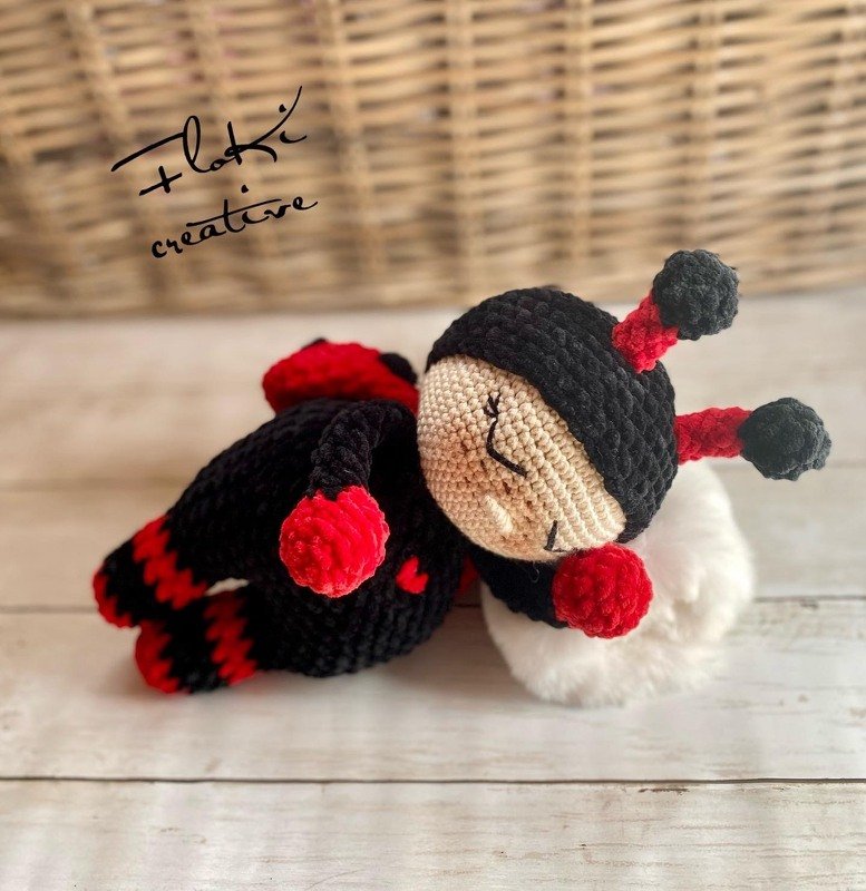 Häkelanleitung Marienkäfer Karl, PDF Deutsch, Amigurumi