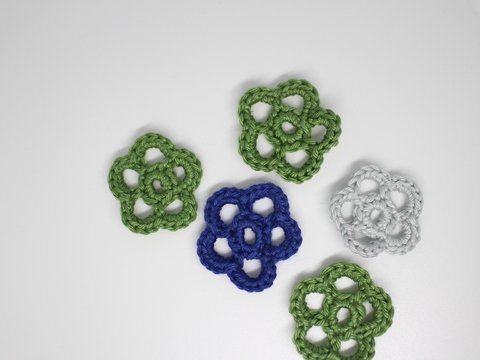 Mini-Blüten / Blumen || Häkelanleitung