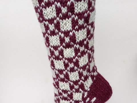 Strickanleitung für Socken mit litauischem Kurzememuster Gr. 41/42