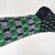 Strickanleitung für Socken mit litauischem Karomuster Gr. 44-45