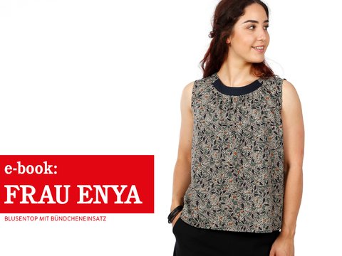 FRAU ENYA • Blusentop mit Bündcheneinsatz, e-book