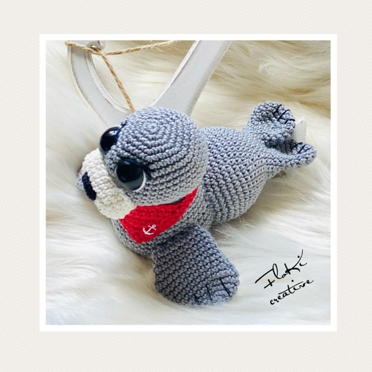 Robbe Roberta, Häkelanleitung,  Amigurumi, DIY