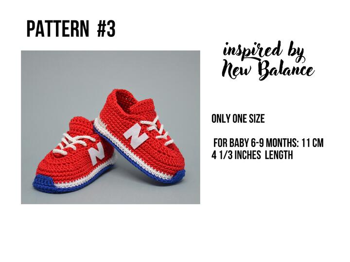 Crochet pattern bundle baby boy booties, set of 3 crochet baby shoes