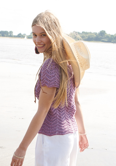 Häkelanleitung Häkel-Shirt in Boho-Stil