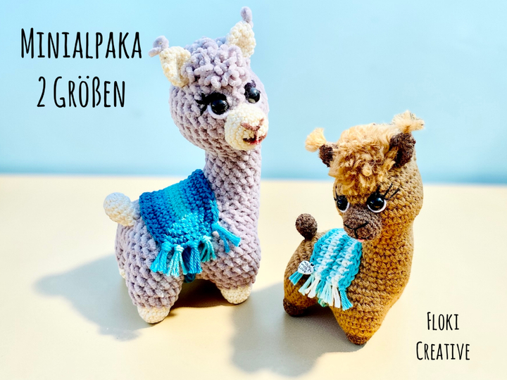 Häkelanleitung Alpaka, Minialpaka, Amigurumi, DIY