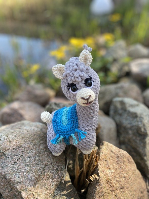Häkelanleitung Alpaka, Minialpaka, deutsch, Amigurumi