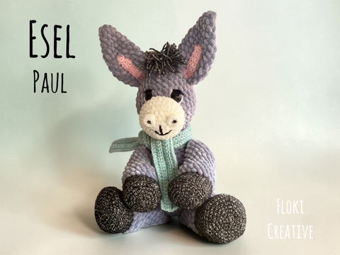 Häkelanleitung Esel Paul, deutsch, Amigurumi, DIY