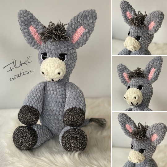 Häkelanleitung Esel Paul, deutsch, Amigurumi, DIY