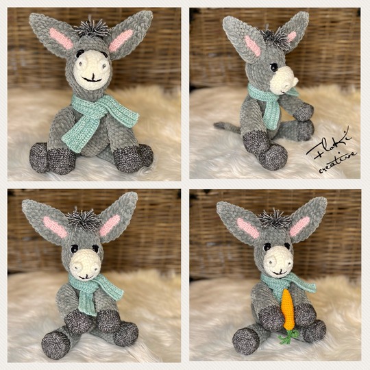 Häkelanleitung Esel Paul, deutsch, Amigurumi, DIY