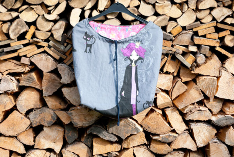 Wäschesack Schnittmuster und Nähanleitung