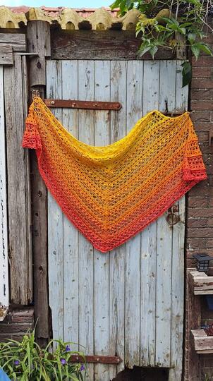 Tuch Xyla häkeln Häkeltuch