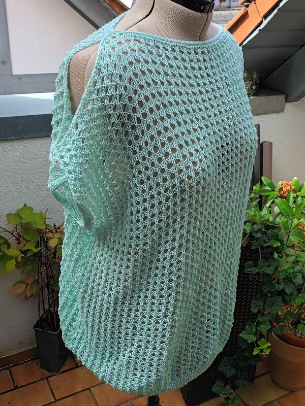Strickanleitung für das cold Shoulder Sommertop "Breeze" - Bild 6