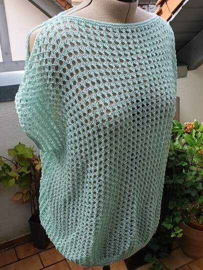 Strickanleitung für das cold Shoulder Sommertop "Breeze"