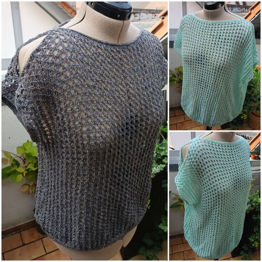 Strickanleitung für das cold Shoulder Sommertop "Breeze"
