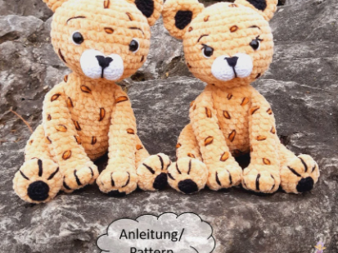 Häkelanleitung Leopard "Kira und Keno" | Amigurumi | Sprache: Deutsch