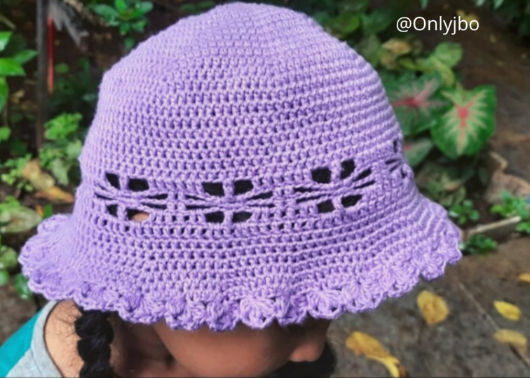 Summer sun hat, crochet pattern summer hat for baby, child and women