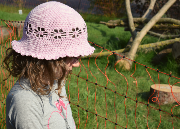Summer sun hat, crochet pattern summer hat for baby, child and women