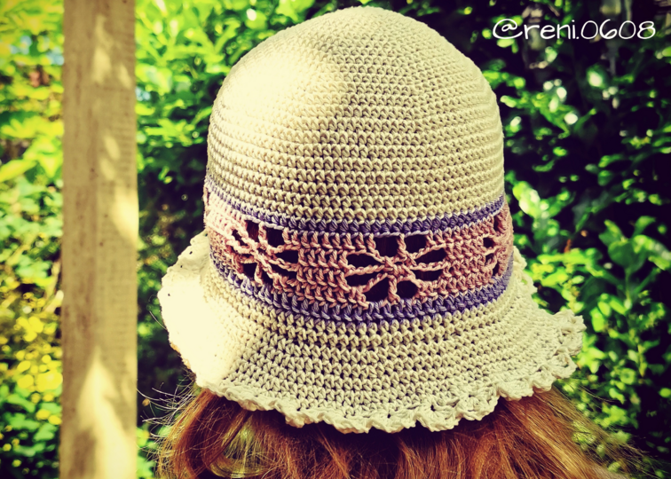 Summer sun hat, crochet pattern summer hat for baby, child and women