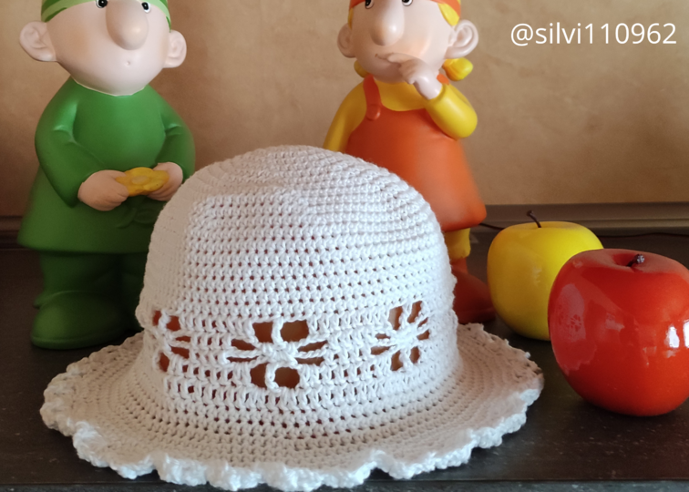 Summer sun hat, crochet pattern summer hat for baby, child and women