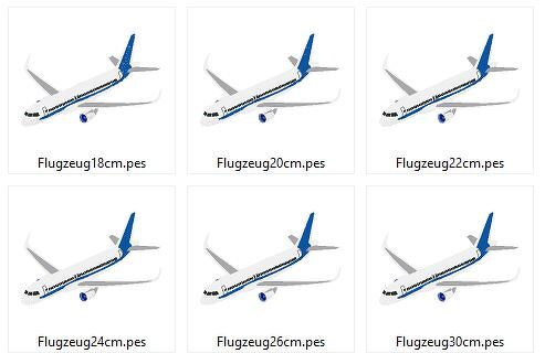 Stickdatei - Flugzeug - Bild 4