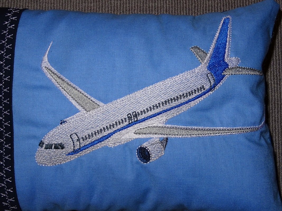 Stickdatei - Kissen ITH - Flugzeug - Bild 6