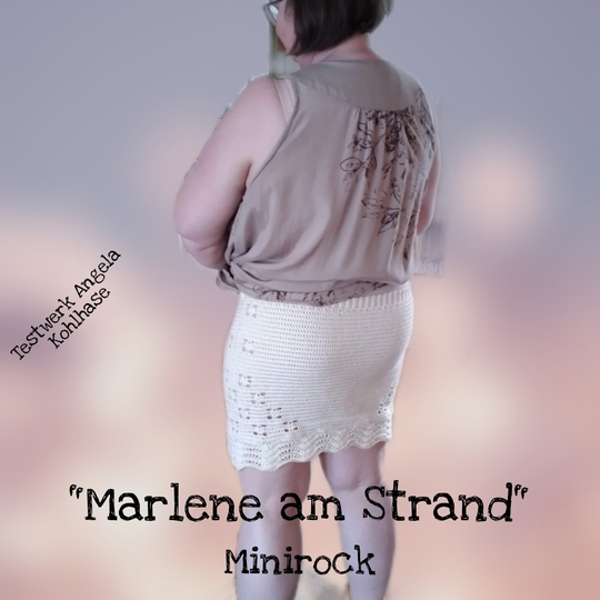 Häkelanleitung 2 in 1: Carmenshirt und Bandeau-Top Marlene am Strand