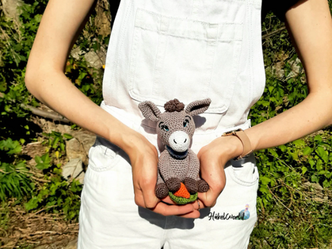 Häkelanleitung Esel Emil  | Anleitung | Sprache: Deutsch