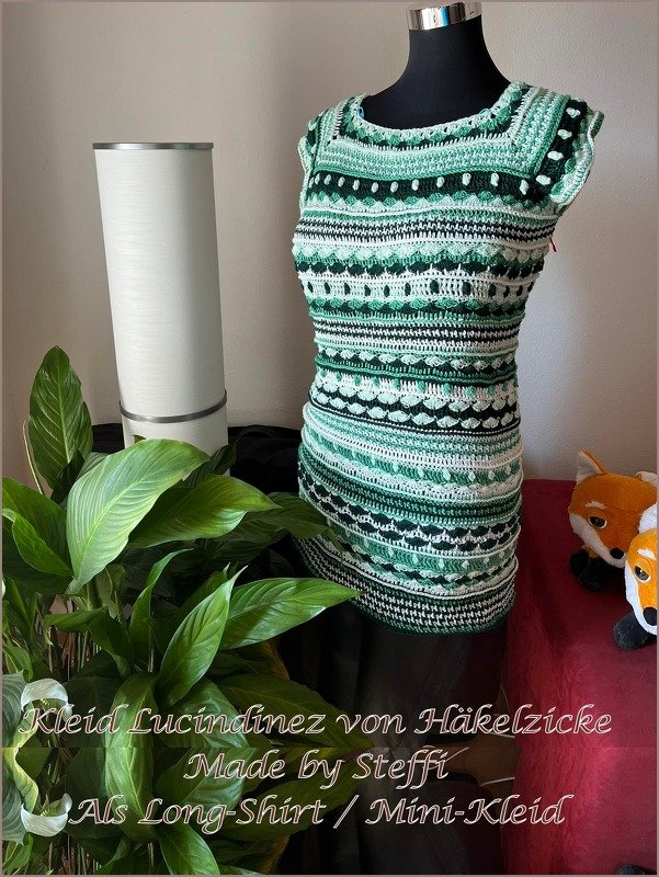 Häkelkleid "Lucindinez" RVO für alle Größen geeignet - Bild 3