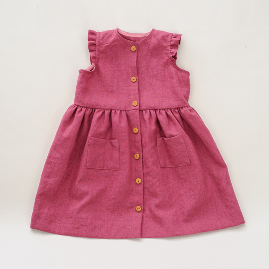 Girls Dress MIMI with Ruffles PDF Sewing Pattern 6m–7y