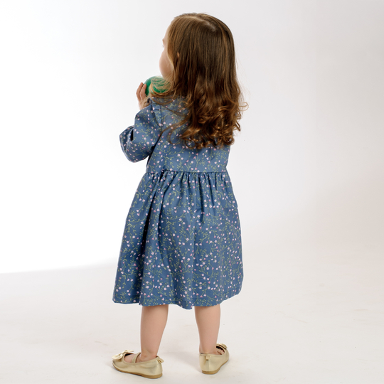 Girls Dress MIMI with Ruffles PDF Sewing Pattern 6m–7y