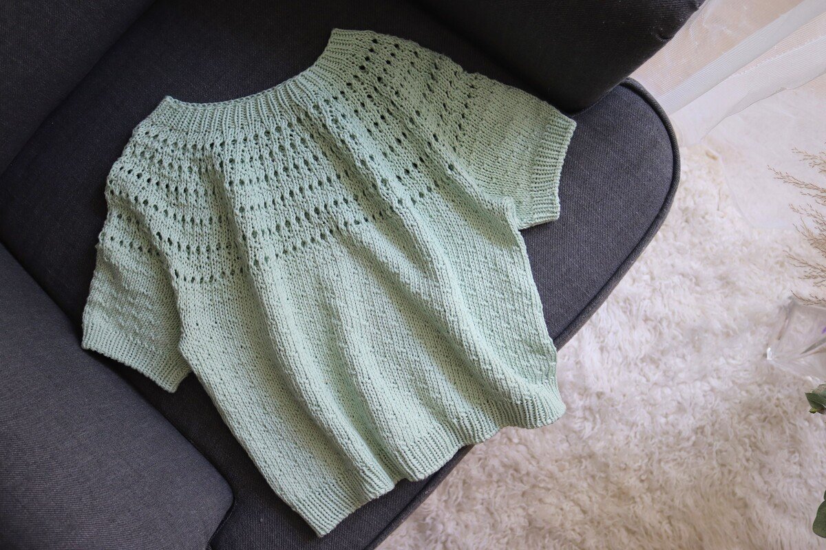 Strickanleitung Dotie Tee, Größen XS - 2XL - Bild 4